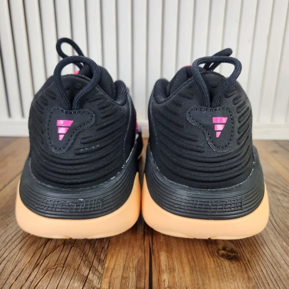 Adidas Exhibit Select 2.0 Womens 7 Black Blue Basketball Sneakers Shoes IH5277 - Picture 4 of 9